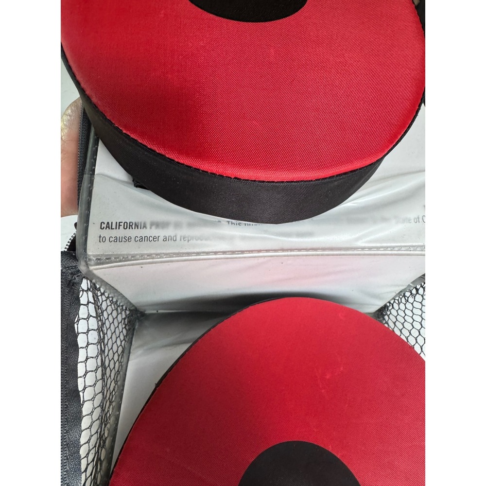Everlast Focus Punch Mitts Red Black Boxing Kickboxing Training Targets Pair - Picture 5 of 6